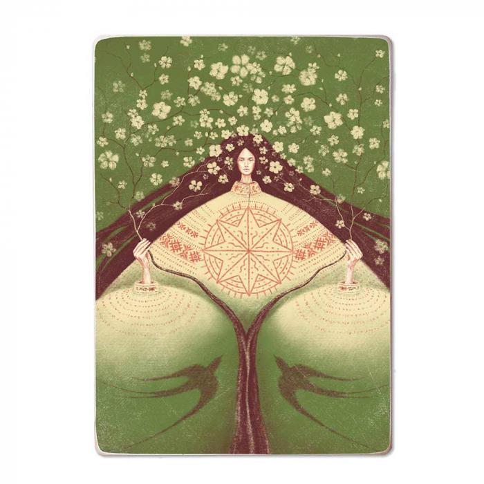 Постер деревянный на стену Сад А4 (AA-0164542) Постер деревянный на стену Сад А4 (AA-0164542)