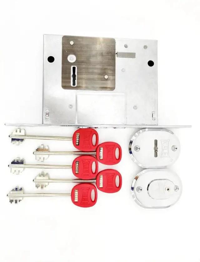 Сувальдный замок 257LХ 5 ключей бексет 60 мм без соответствующей планки Хром (1-30187) - фото 2 Сувальдный замок 257LХ 5 ключей бексет 60 мм без соответствующей планки Хром (1-30187) - фото 2