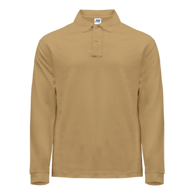 Поло JHK POLO REGULAR MAN LS XL Песочный (SA)