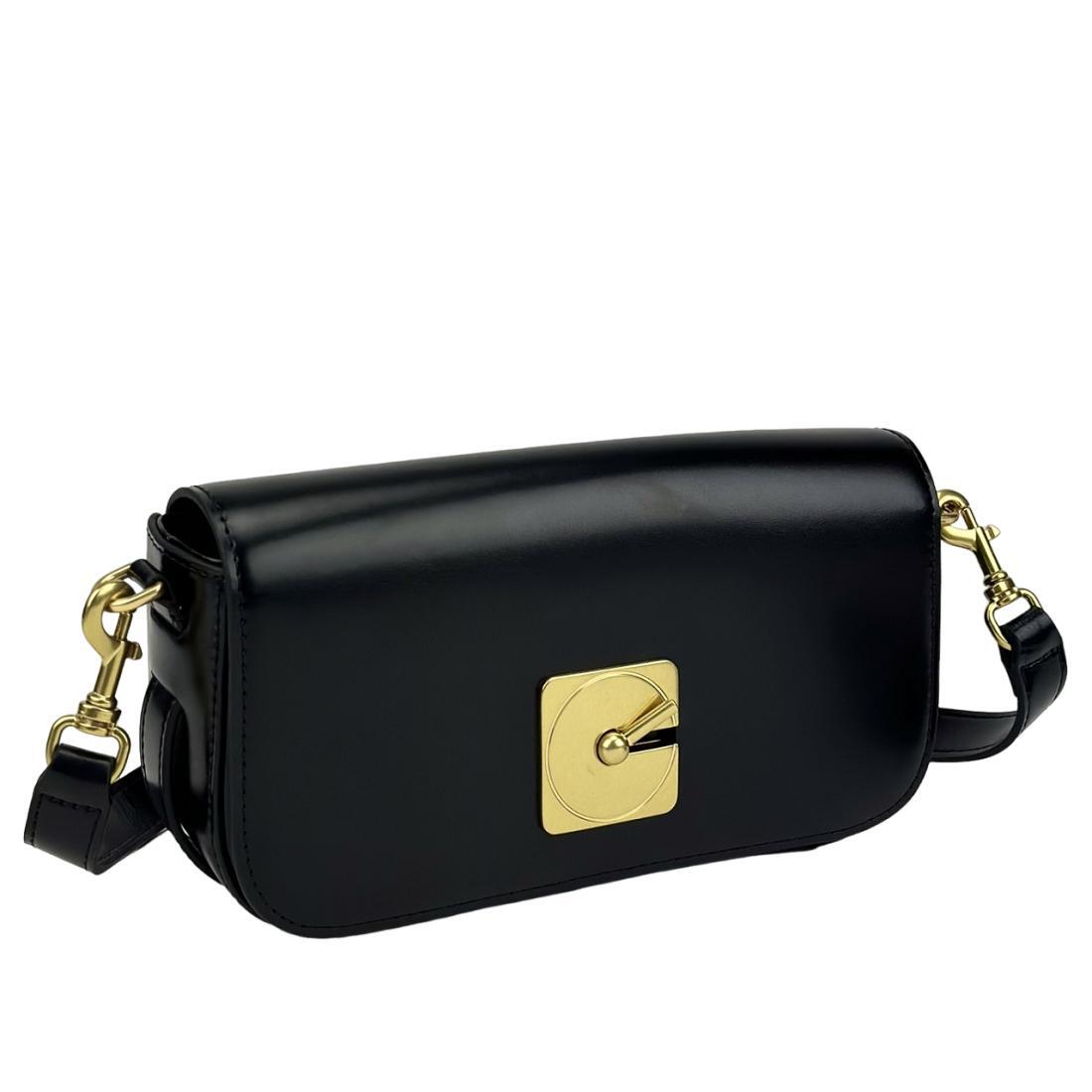 Жіноча сумка крос-боді Royal Bag NW11-6712A із замком Чорний (7932)