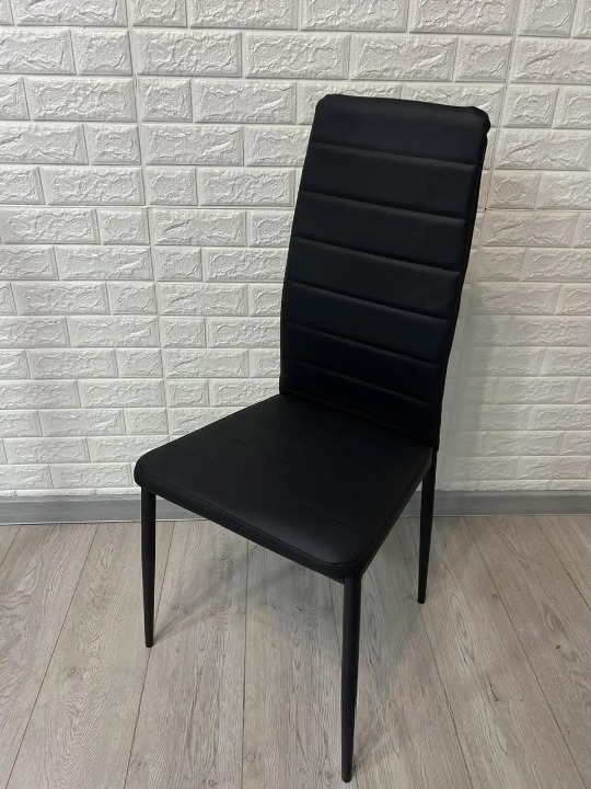 Стілець Комфорт м'який 40х40х98 см Чорний (2486103687)