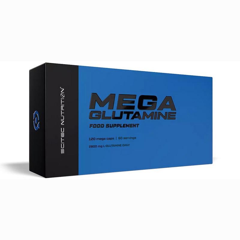 Глютамін Scitec Nutrition Mega Glutamine 120 капс.
