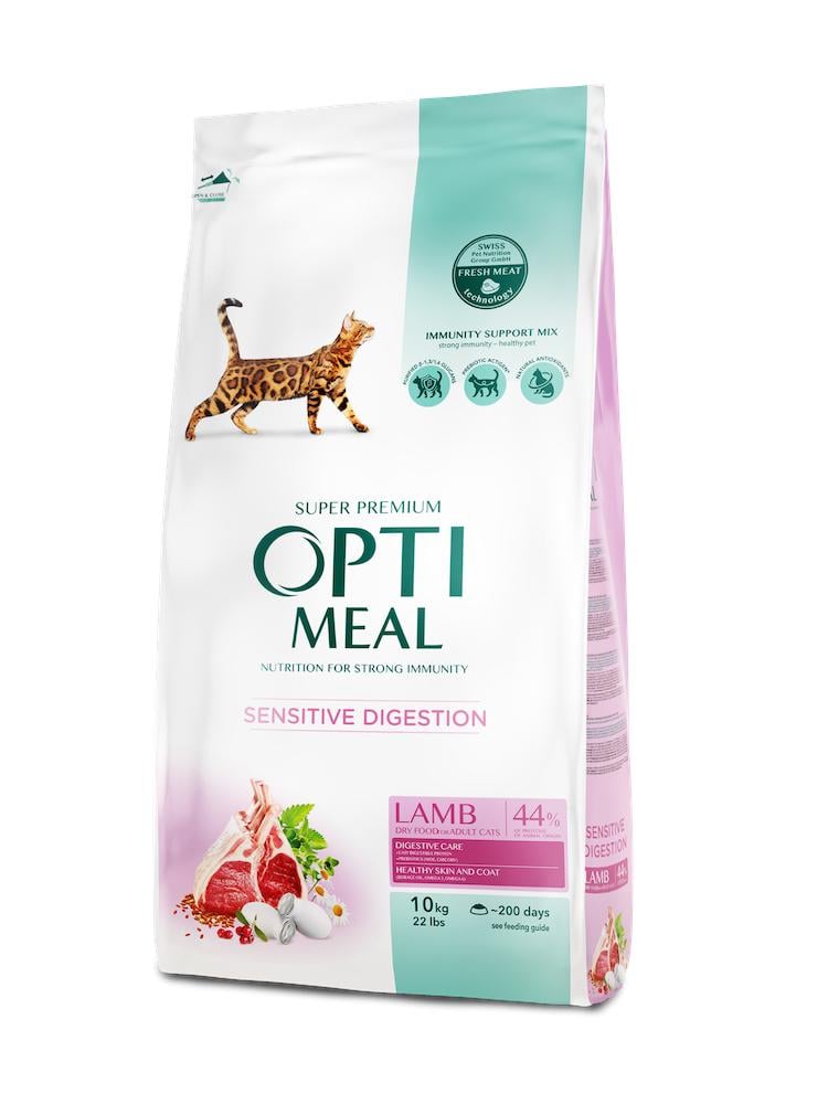 Сухой корм Optimeal ягненок чувствительное пищеварение для кошек 4 кг Сухой корм Optimeal ягненок чувствительное пищеварение для кошек 4 кг