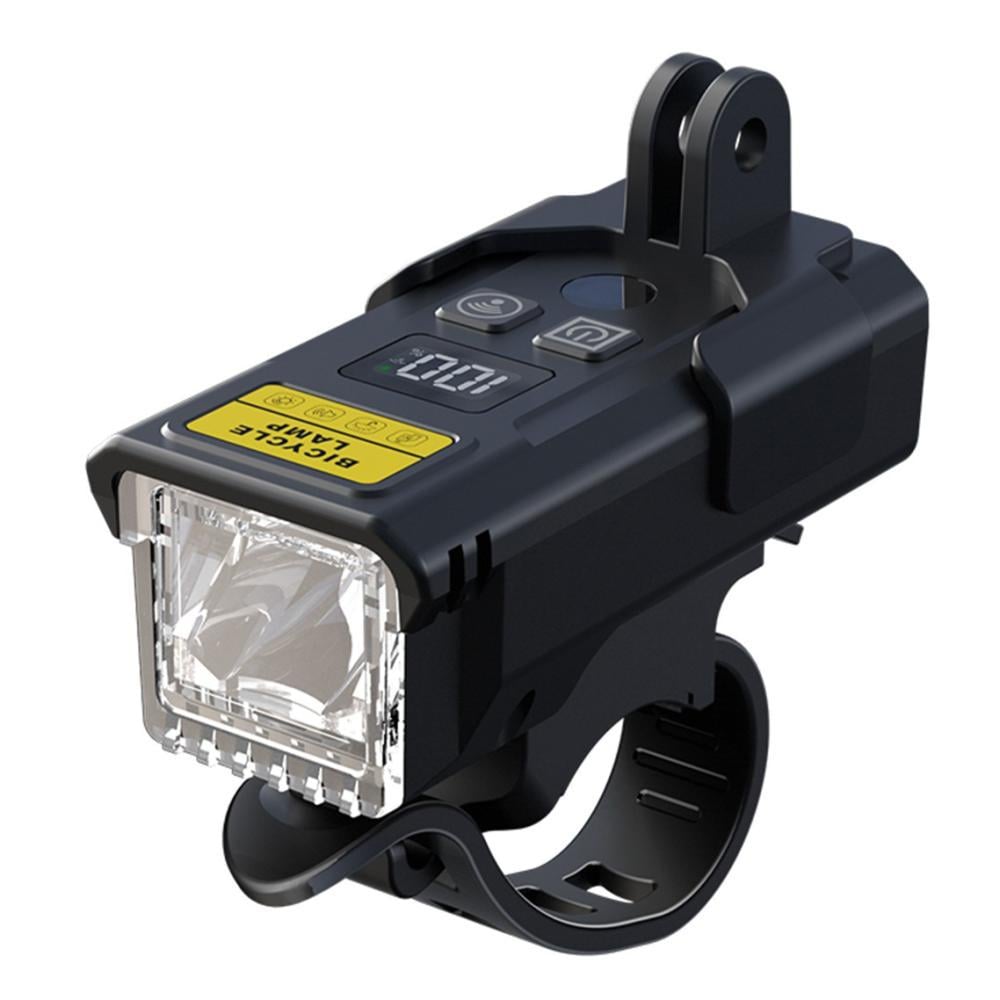 Фонарь велосипедный со звуковым сигналом Q091 Li-Ion Черный (28868841)