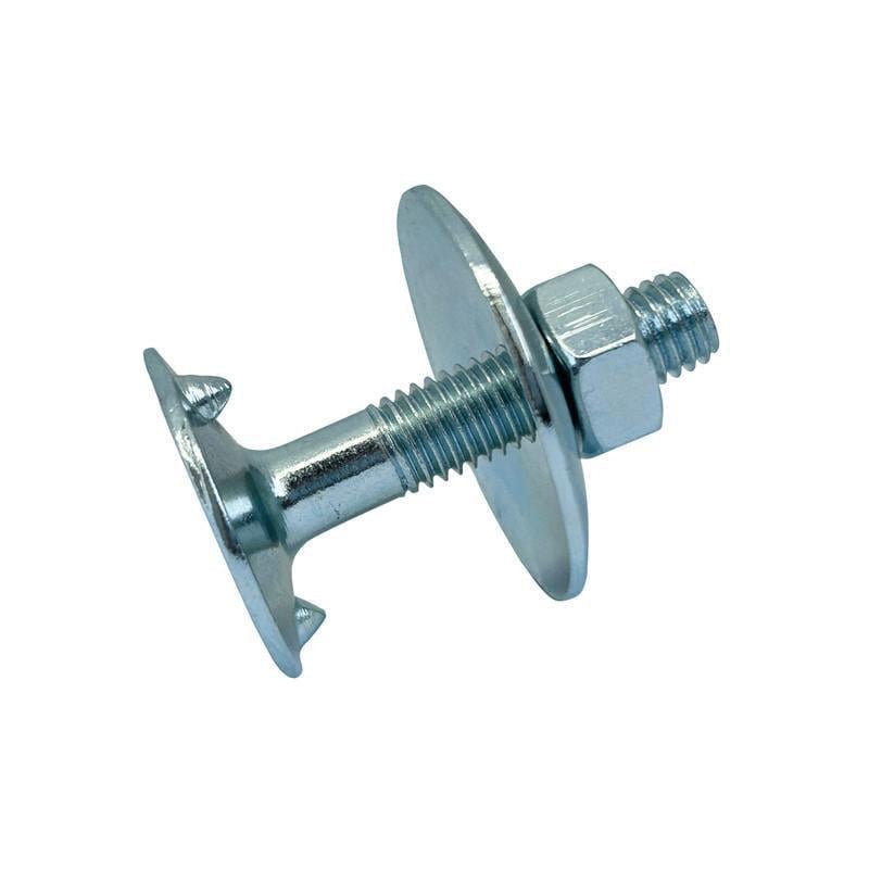 Болт норійний Metalvis DIN15237 М10х50 різьблення 20 мм сталь 4.6 цинк з комплектом металовиробів 25 шт. (5M71000005N1X05020)