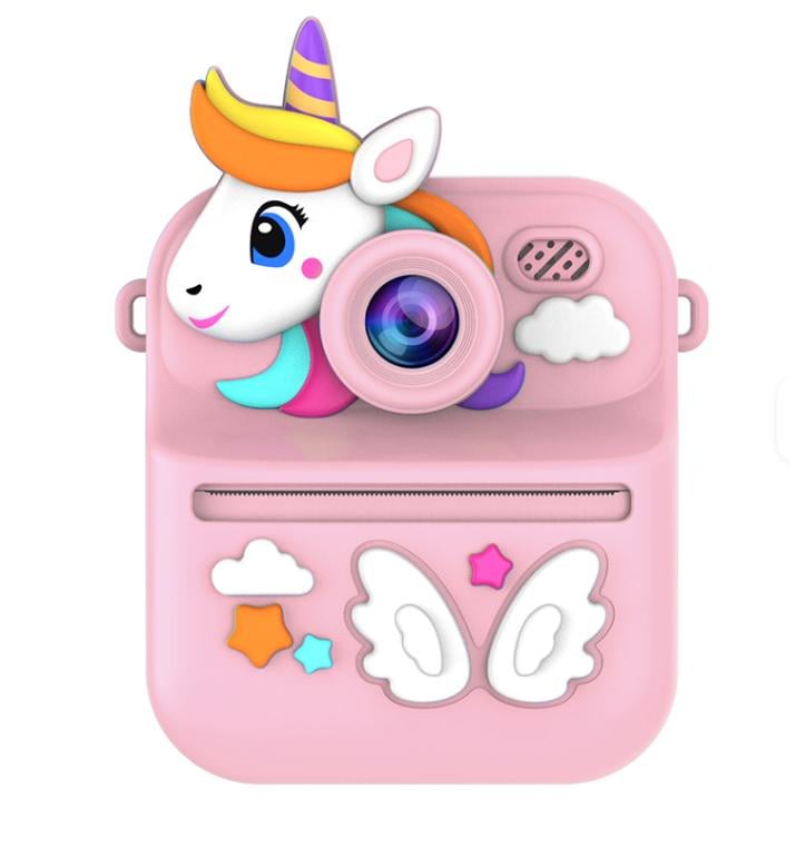 Електронна міні-камера дитяча S1 Єдиноріг з миттєвим друком Рожевий (31055106)