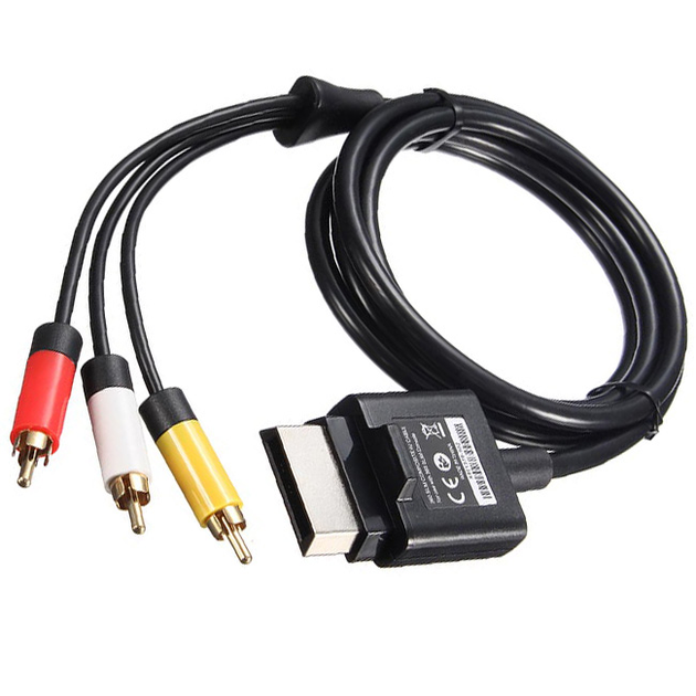 Кабель AV композитный для Xbox 360 тюльпаны (467380294)