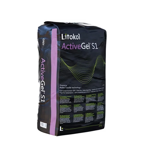 Клей для плитки Litokol K50 Active Gel S1 20 кг Сірий (ACTGS1G0020)