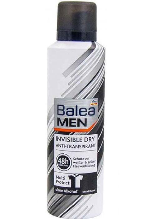 Дезодорант-антиперспирант Balea Men Invisible Dry 200 мл (Е-01091)
