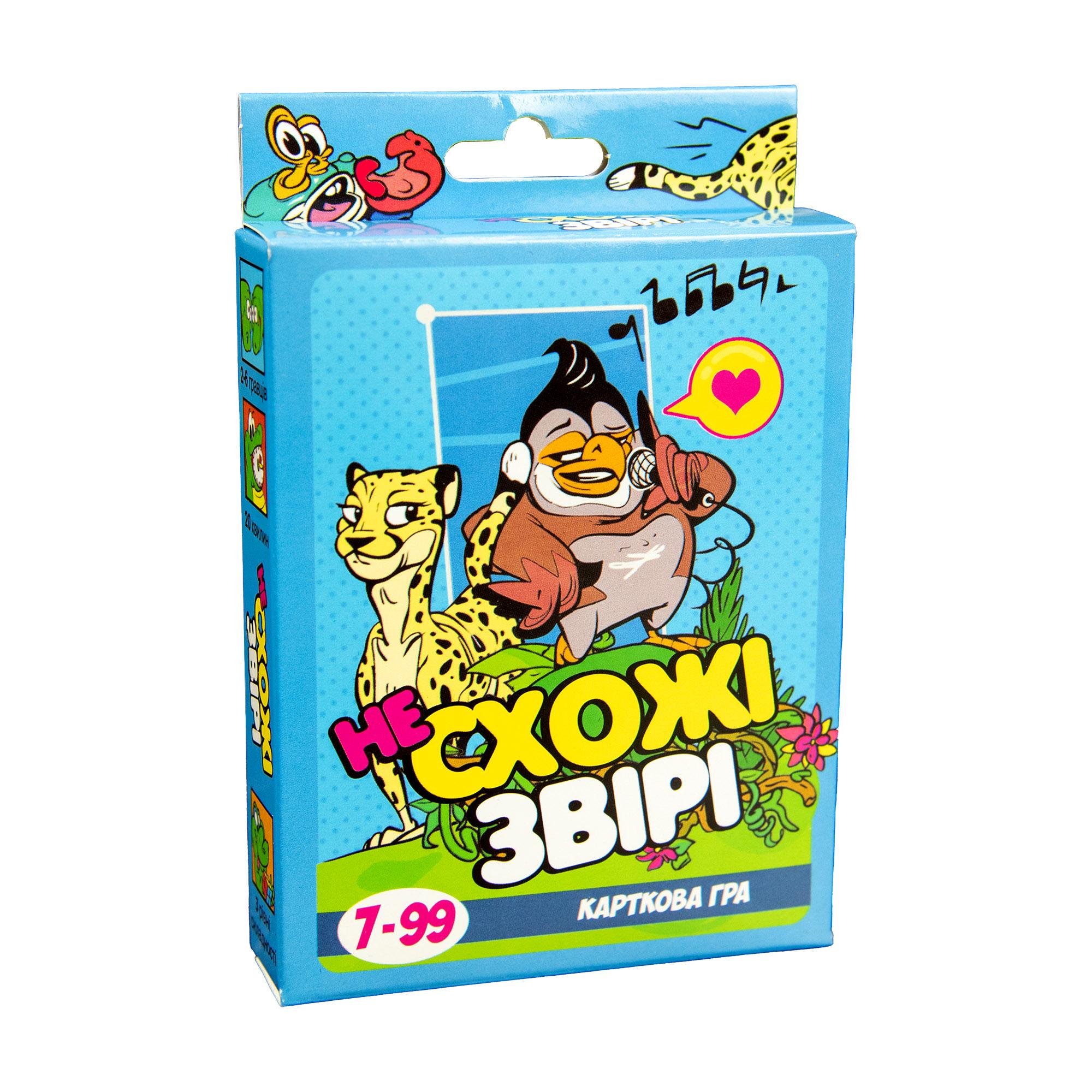 Настольная игра Strateg Непохожие звери укр. (30223)