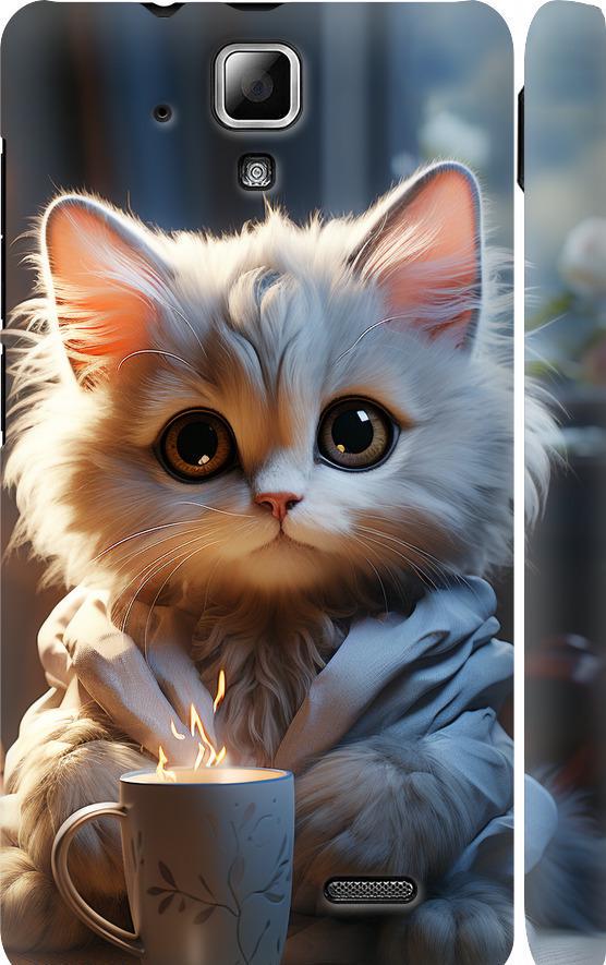 Чехол на Lenovo A536 White cat (5646m-149-42517)
