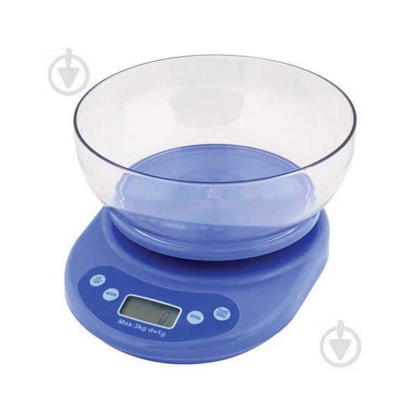Кухонные электронные весы KangRui KE-1 до 5 кг Синий Кухонные электронные весы KangRui KE-1 до 5 кг Синий