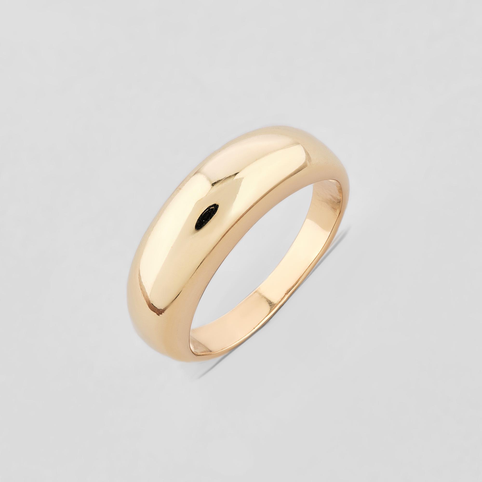 Серебряное кольцо Minimal Облачность р. 16 (К0082ж-16)