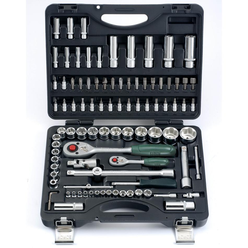 Набір інструментів Force 4941R 1/4"-1/2" DR 94 пр.