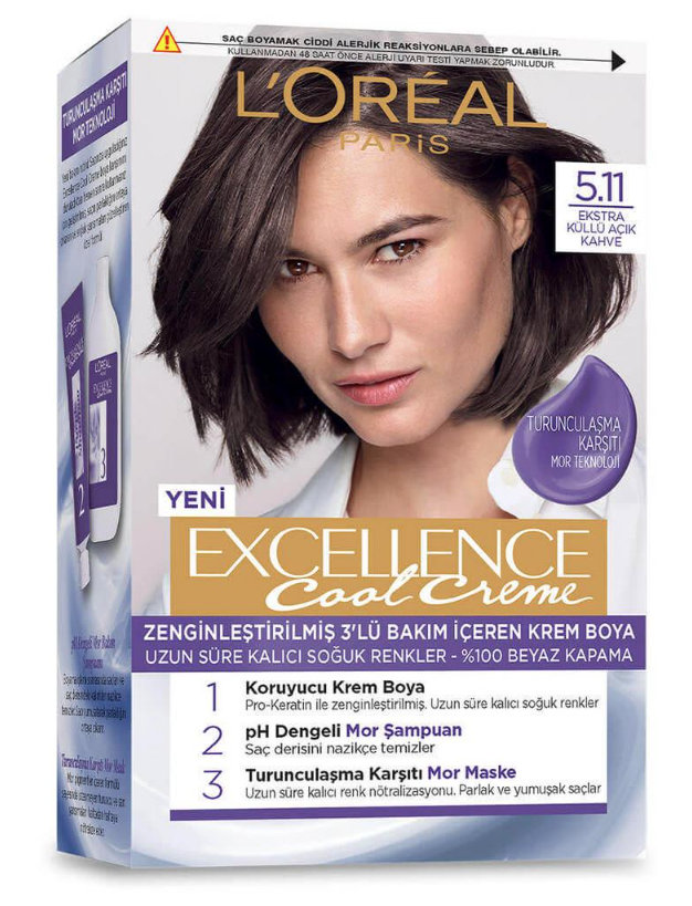 Фарба для волосся L'Oreal Excellence 5.11 110 мл (3600523943111)