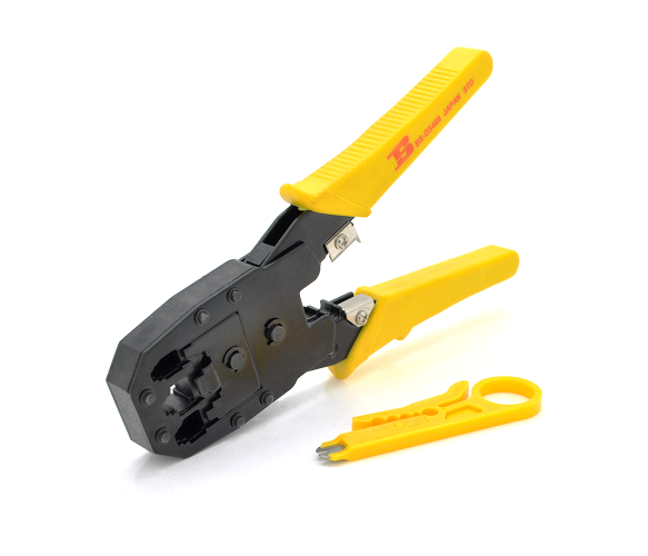 Инструмент для обжима Merlion BS-3268 RJ45/RJ12/11 Yellow (YT-BS-3268)