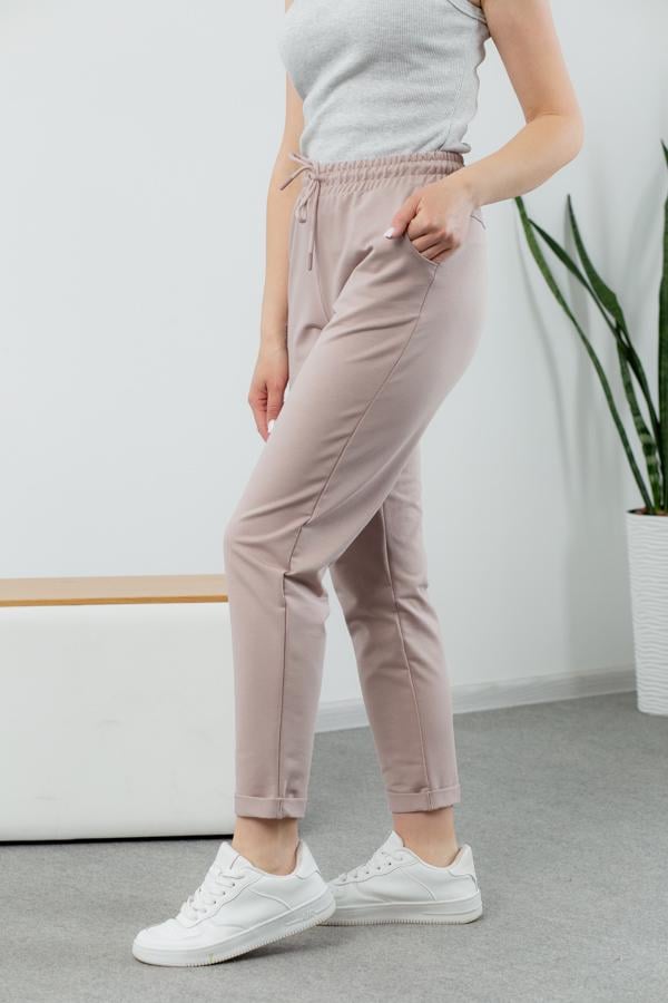 Спортивные штаны женские AKSAN XL Темно-бежевый (22.1530_dark-beige_48(XL)) - фото 2