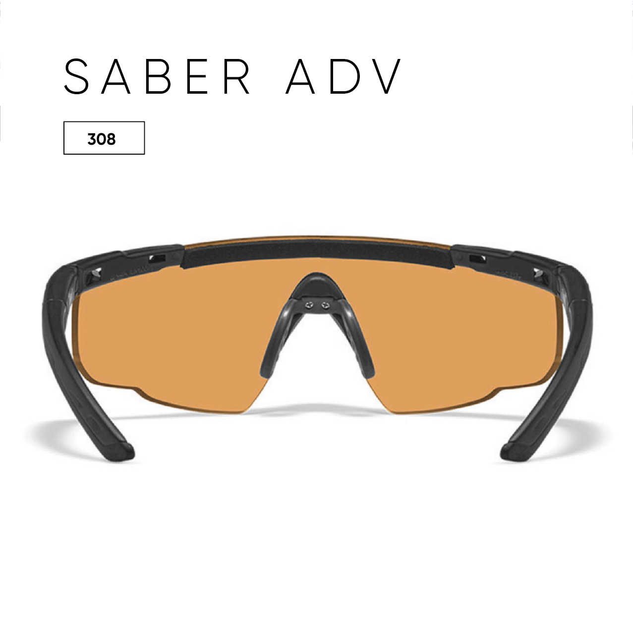 Очки Wiley X SABER ADV Smoke/Clear/Rust Matte Black Frame 3 линзы - фото 6