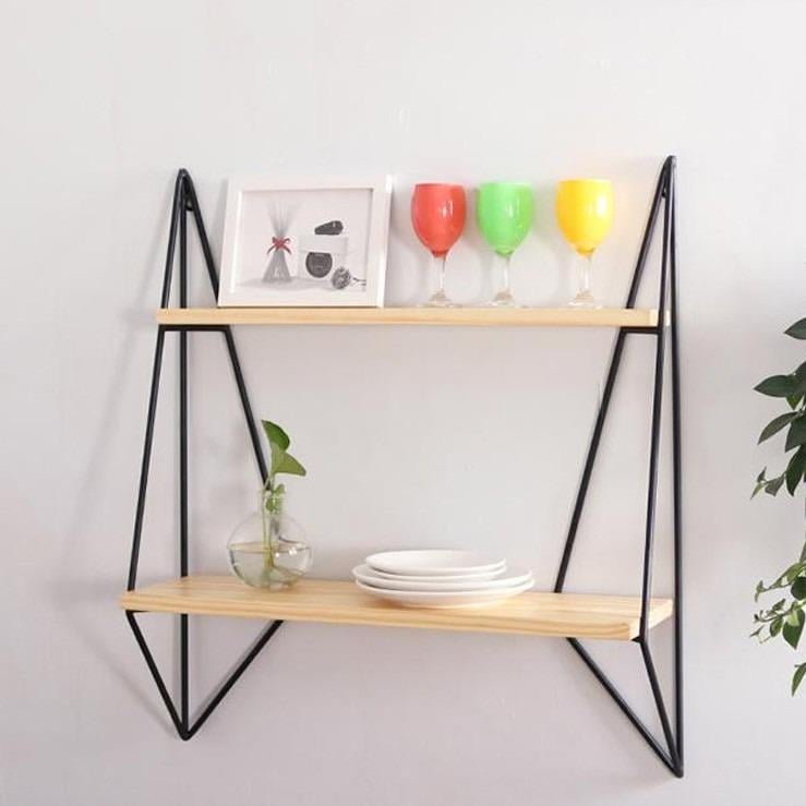 Полиця настінна EcoLoft IN-2797 в стилі лофт 180х600х700 см (28526262)