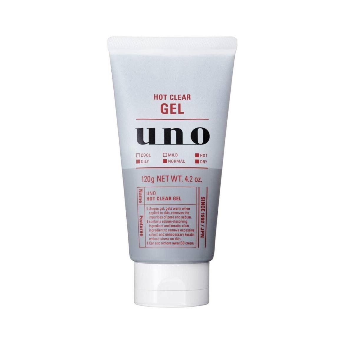Гель для глубокого очищения с термоэффектом FINETODAY Uno Hot Clear Gel для мужской кожи 120 г