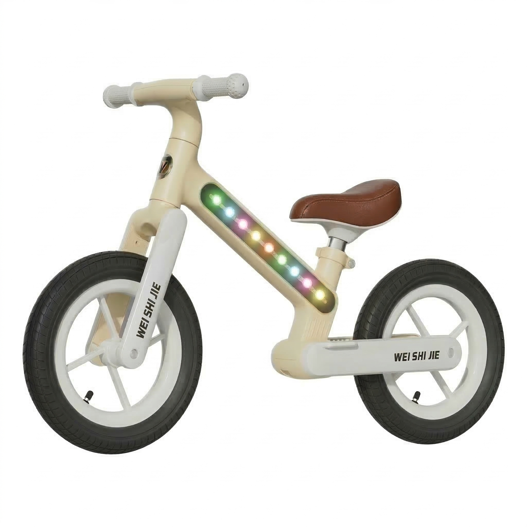Биговел светодиодный с легкой нейлоновой рамой (Balance-Bike-Weishijie-2)