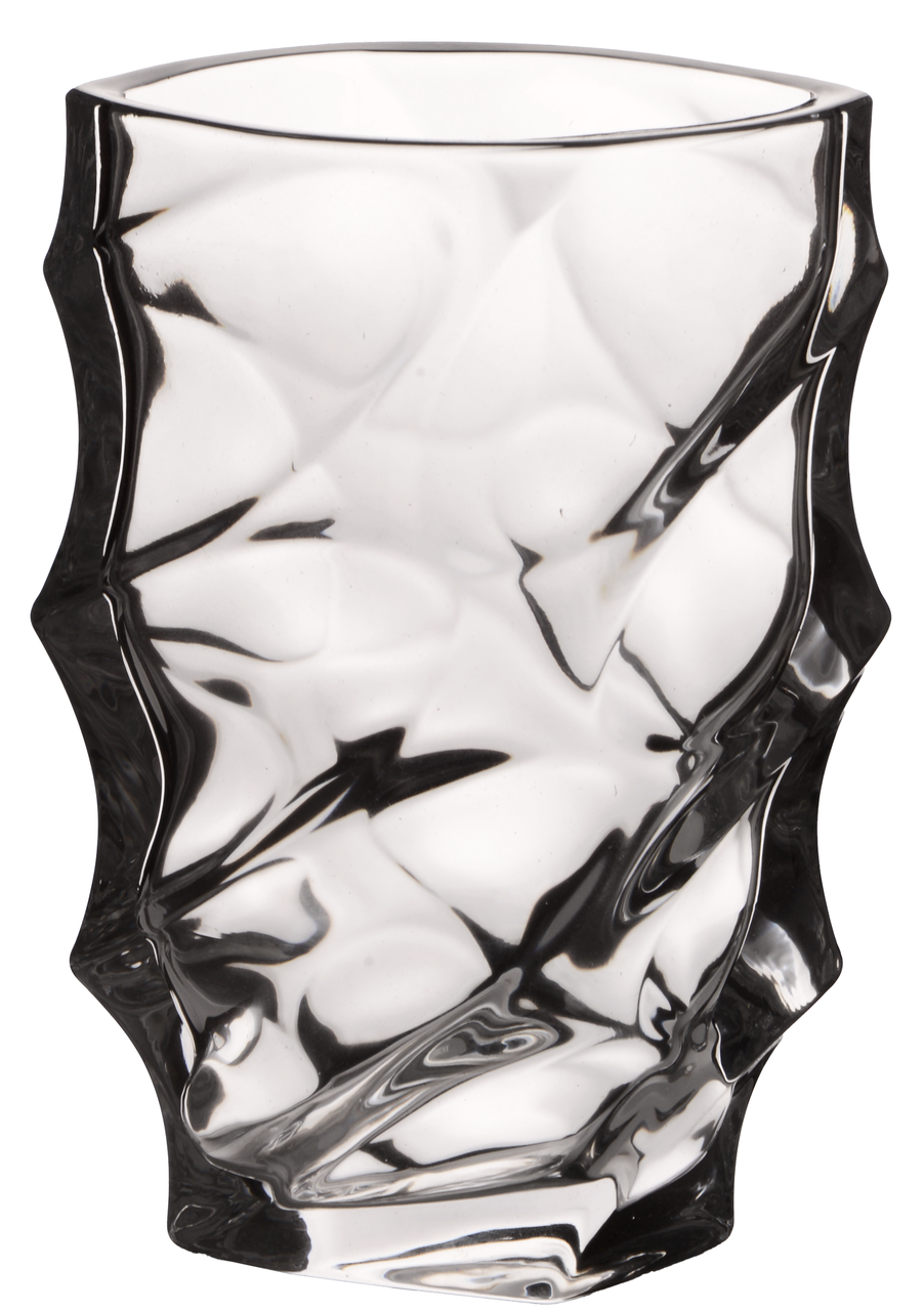 Ваза для цветов VIVA LED NAOMI стеклянная 18 см Прозрачный (A060181)