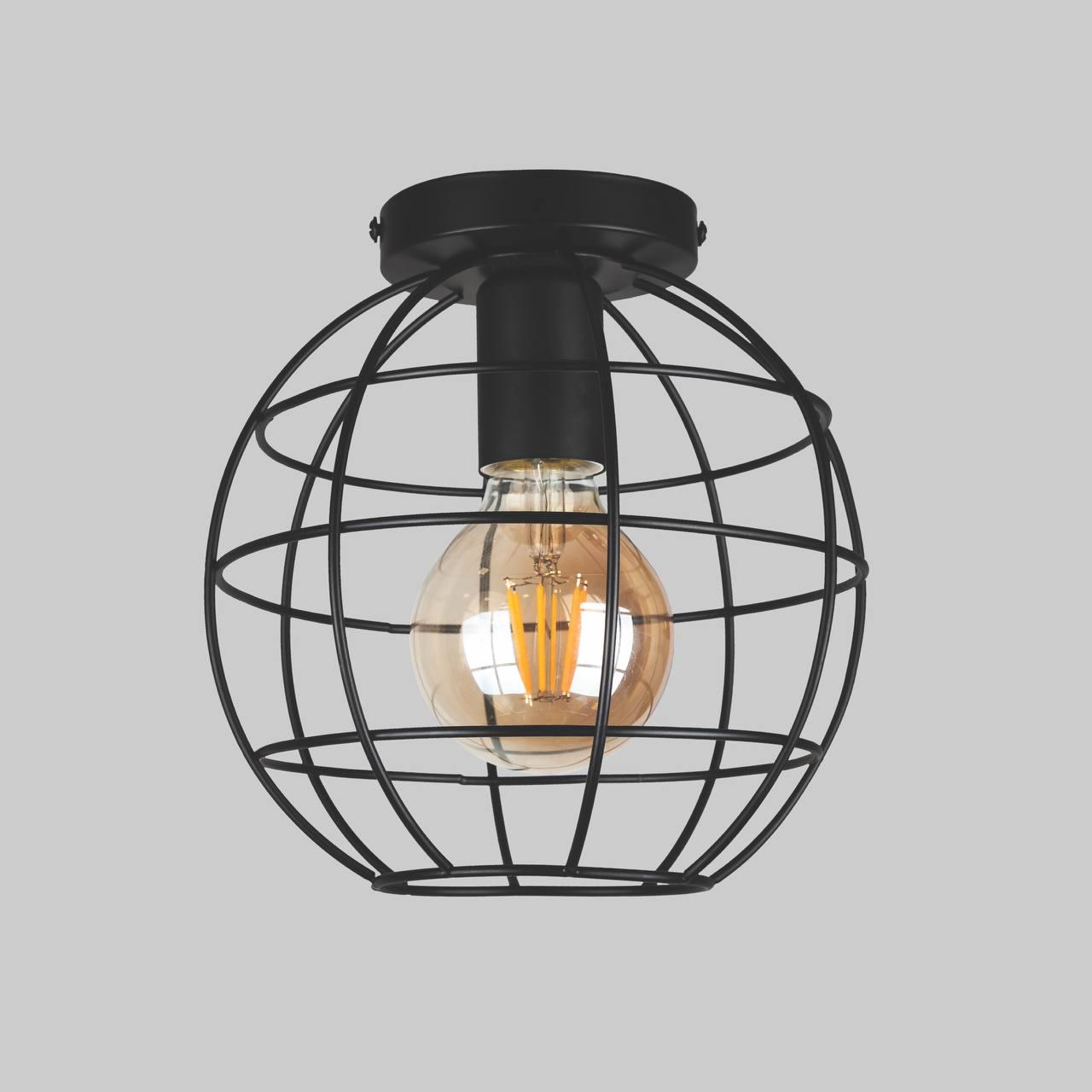 Світильник лофт Чорний (56-XPR2175F-1 BK)