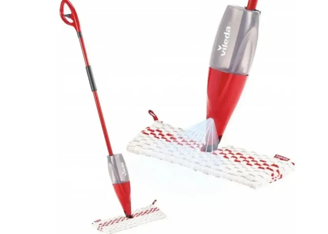 Швабра с телескопической ручкой Vileda Max Spray 173502 - фото 2 Швабра с телескопической ручкой Vileda Max Spray 173502 - фото 2