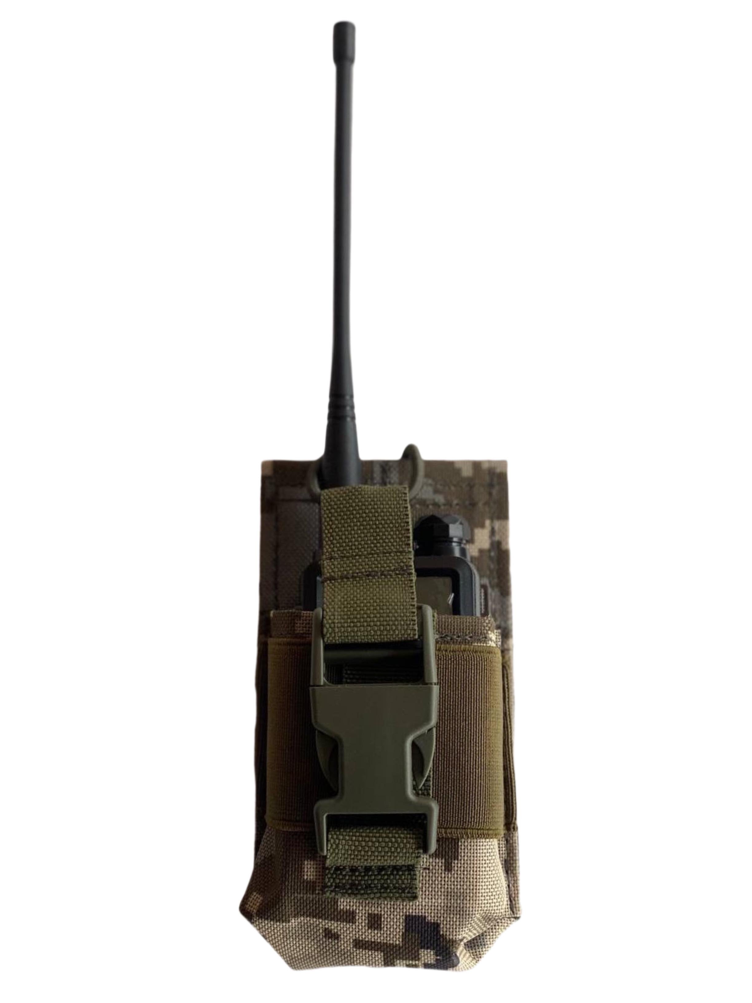 Подсумок для рации универсальный Пиксель чехол Motorola Kenwood TYT Baofeng (23668862) - фото 6 Подсумок для рации универсальный Пиксель чехол Motorola Kenwood TYT Baofeng (23668862) - фото 6