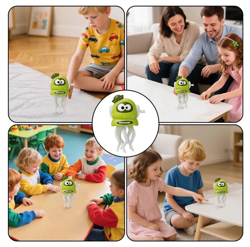 Набір дитячих іграшок Dancing Octopus Танцюючий Восьминіг 3 шт. 11 см Зелений (2104618773) - фото 9 Набір дитячих іграшок Dancing Octopus Танцюючий Восьминіг 3 шт. 11 см Зелений (2104618773) - фото 9