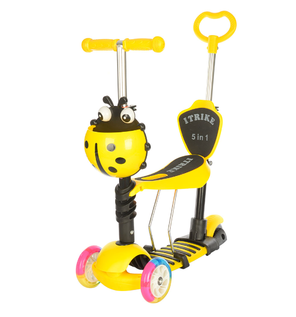 Самокат JR 3-026-C желтый (AN003287) Самокат JR 3-026-C желтый (AN003287)