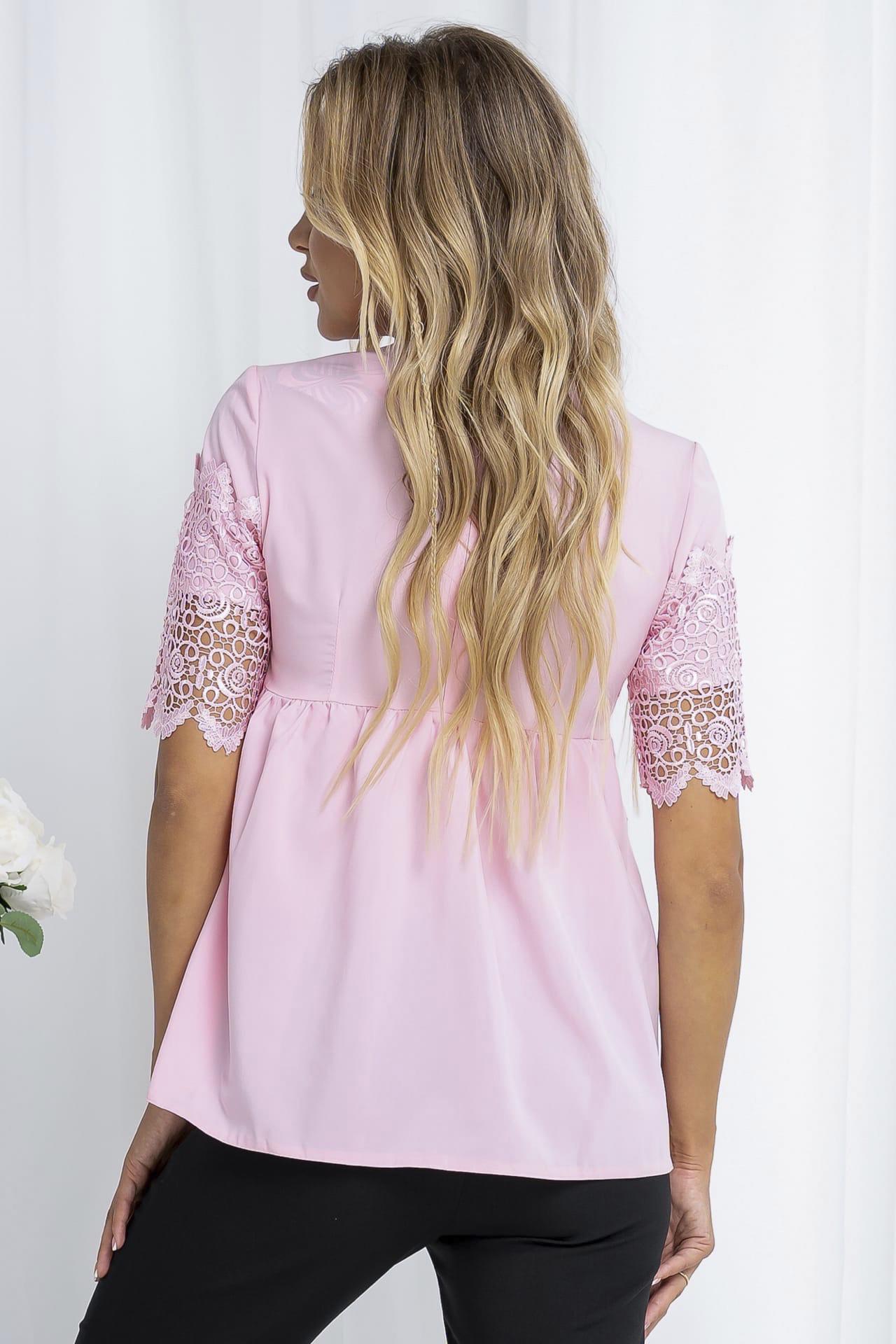 Блуза жіноча р. 42-44 Рожевий (157077) - фото 5 Блуза жіноча р. 42-44 Рожевий (157077) - фото 5