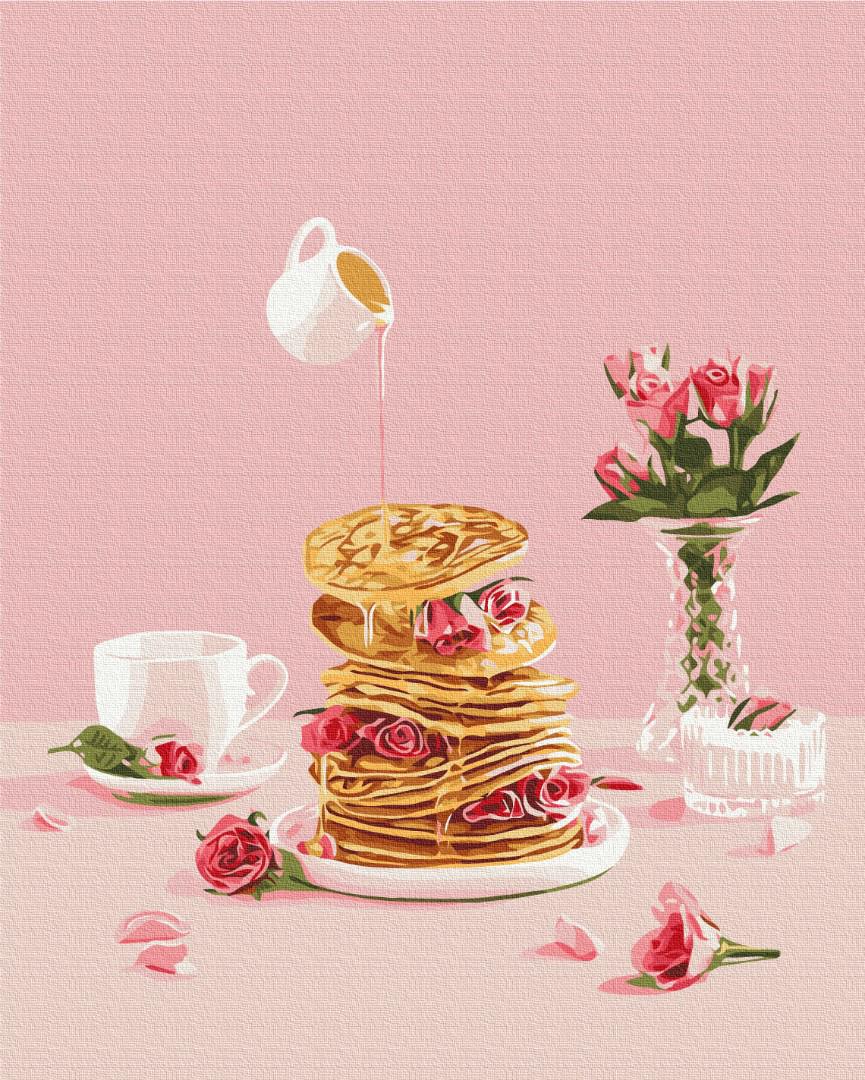 Картина по номерам Brushme Премиум Пальмове листя 40x50 см (PBS53597)