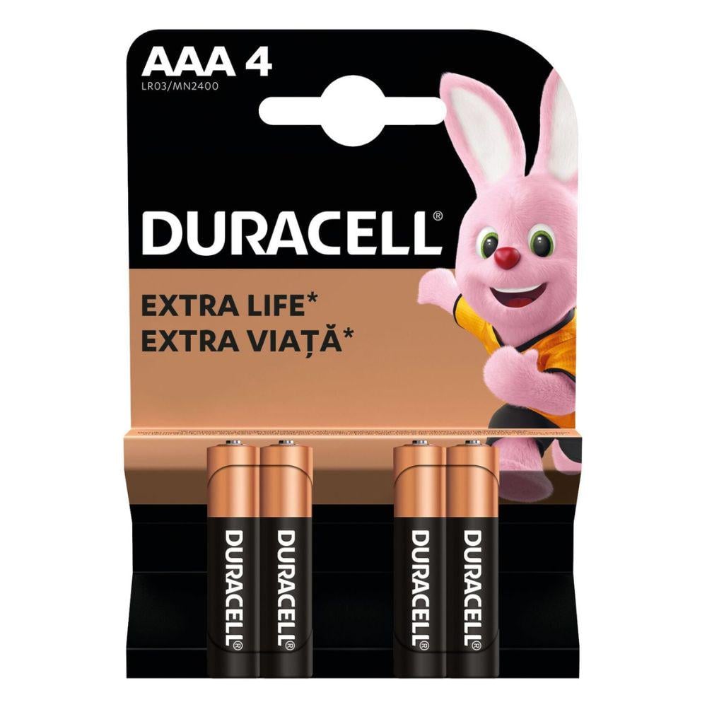 Батарейка Duracell Basic LR3/AAA 4 шт. (5000394127326)