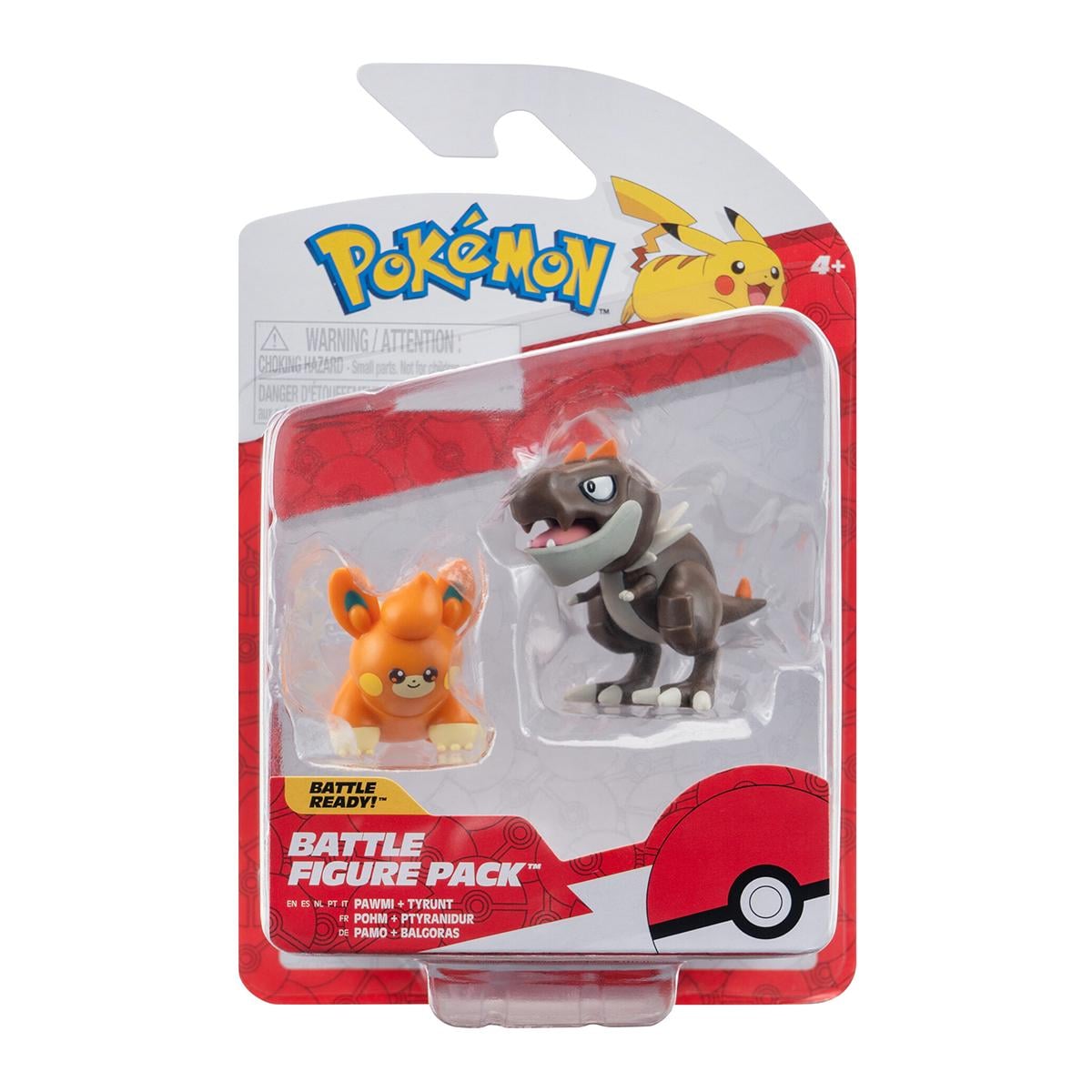 Набір дитячих ігрових фігурок Pokemon W17 Тайрант і Павмі 2 шт. (PKW3572)