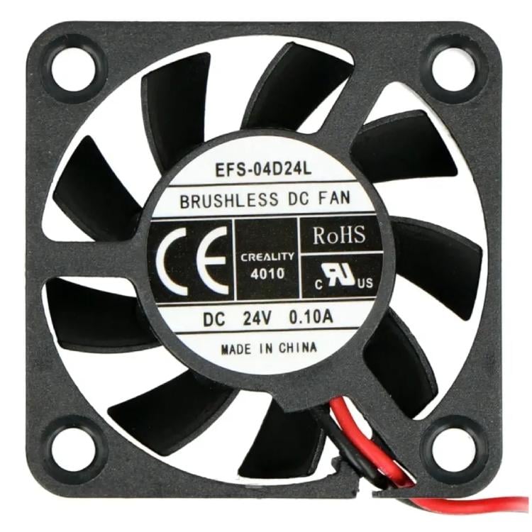 Вентилятор материнской платы для 3D-принтера CREALITY Ender-3 V2 4010 24V 0.1A (EFS-04D24L/4004110027)