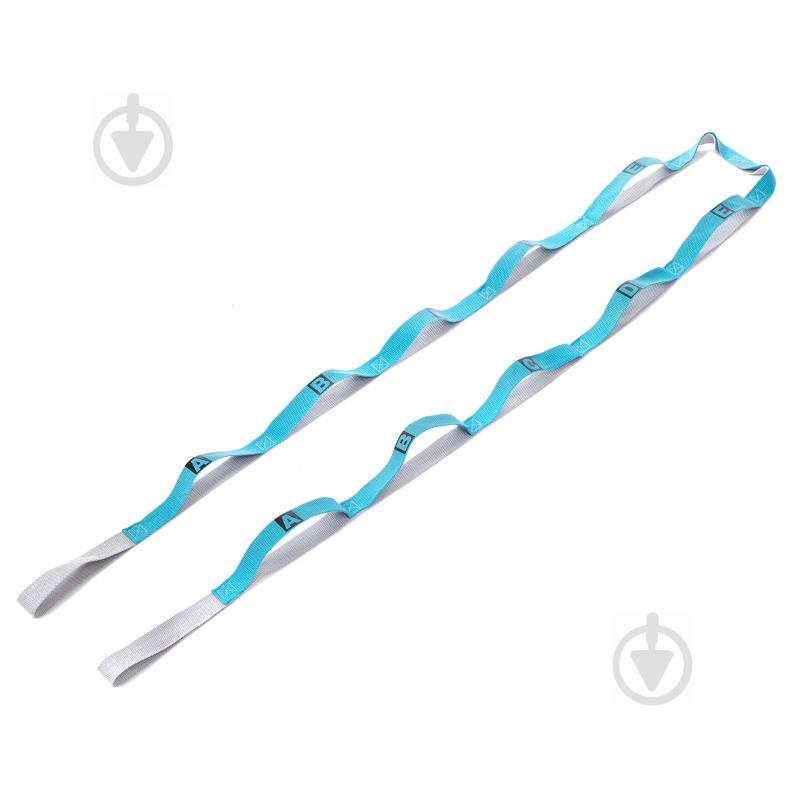 Лента для растяжки Record Stretch Strap FI-1723 Бирюзовый (FI-1723_Бирюзовый) - фото 1 Лента для растяжки Record Stretch Strap FI-1723 Бирюзовый (FI-1723_Бирюзовый) - фото 1