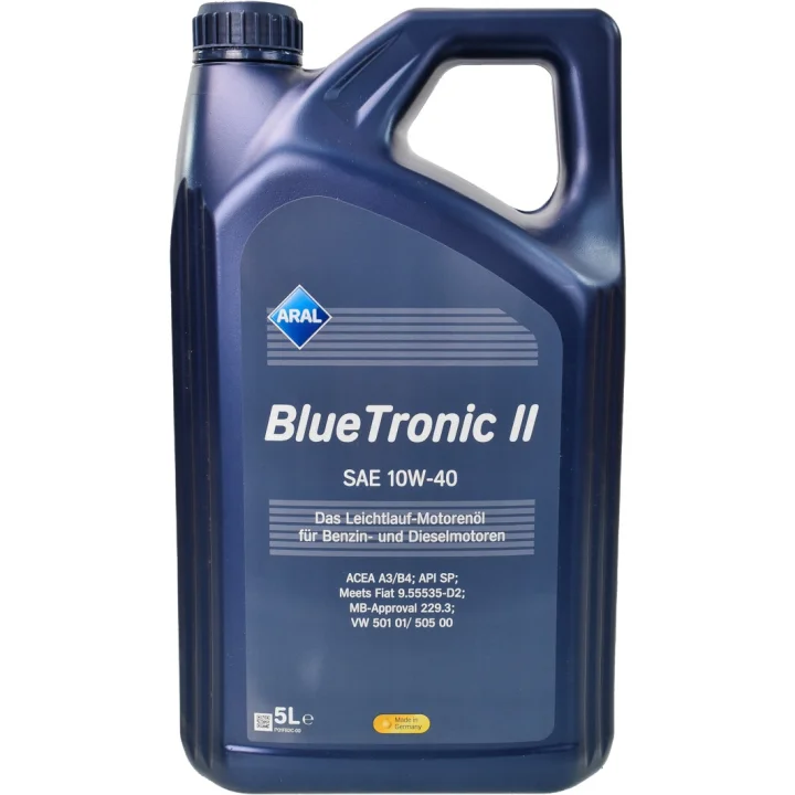 Моторное масло ARAL BlueTronic II 10W-40 5 л (15f078)