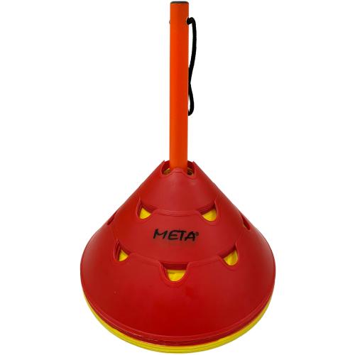 Фишки для разметки Meta Jumbo Cone Pro Set 15х30 см 10 шт. (00000030080)