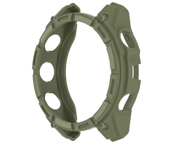 Чехол силиконовый Armor для смарт-часов Garmin Quatix 8 47 мм Оливковый