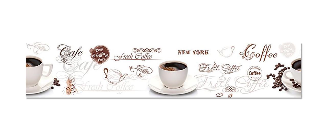 Наклейка виниловая на кухню Zatarga Кофе с пенкой 600х3000 мм (1294193587)