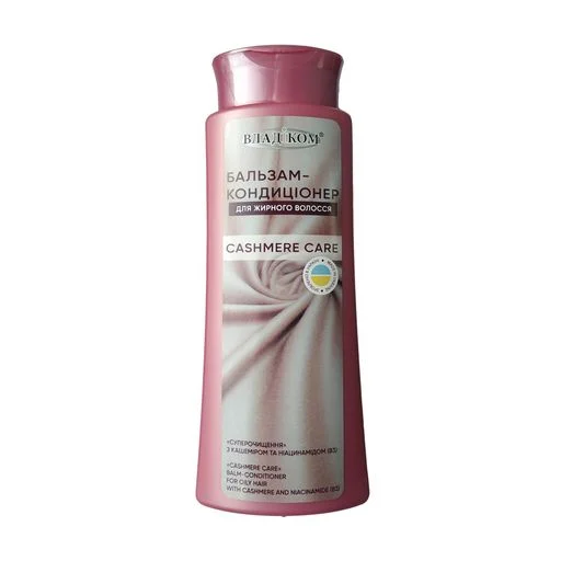Бальзам-кондиціонер для сухого волосся Владіком Cashmere care Відновлення з кашеміром та шовком 400 мл