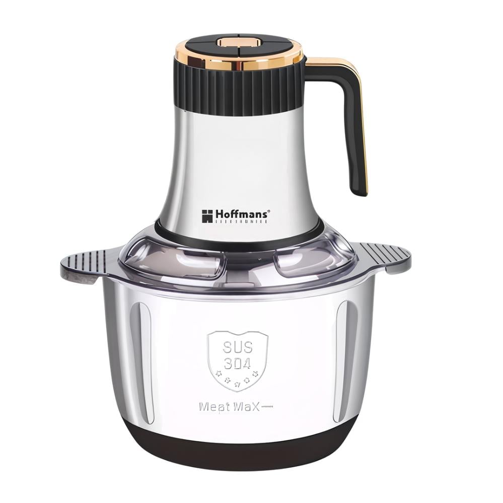 Измельчитель электрический Hoffmans Electronics НМ-8848 с металлической чашей 5 л 1800 Вт Серый (120.1863)