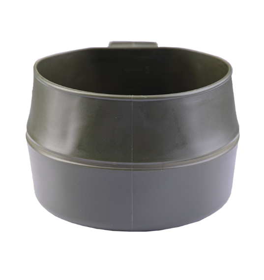 Чашка складна Mil-Tec Fold-A-Cup Faltbar Wildo 200 мл Olive (14605000-200)