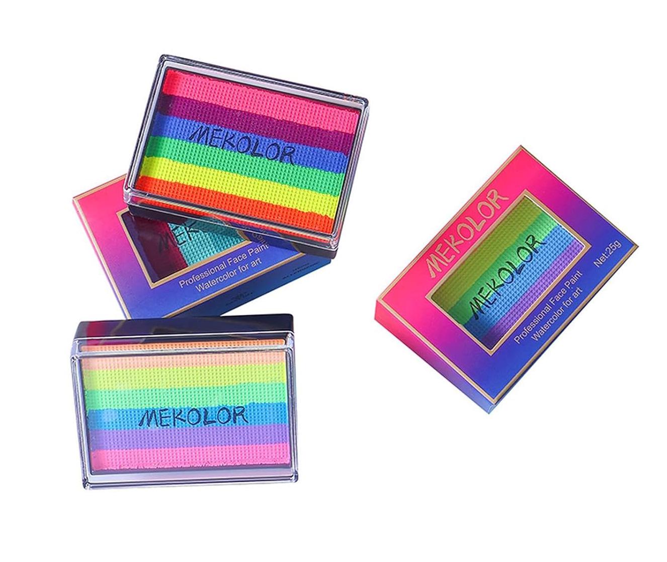 Аквагрим флуоресцентний Mekolor 5 кольорів (WN-5-MK-8601) - фото 4