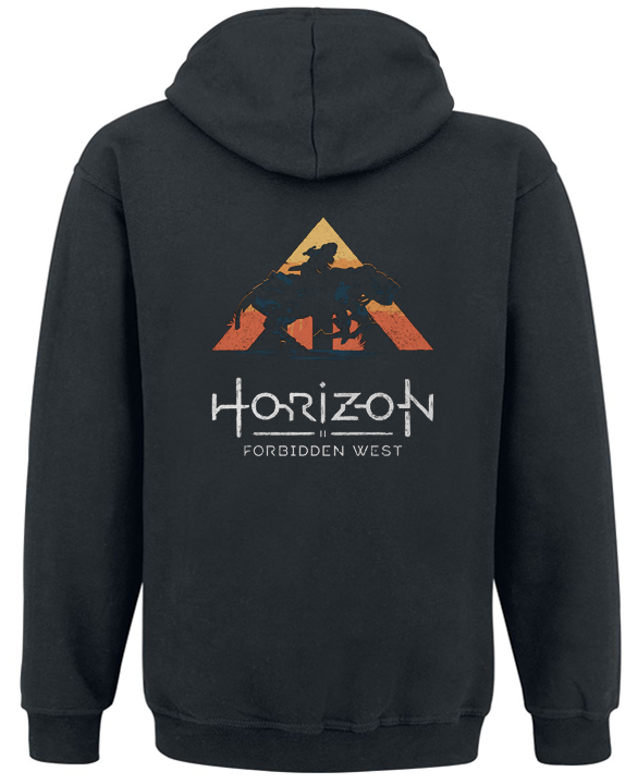 Толстовка с молнией "Horizon Forbidden West" Aloy and Machine S Черный (64360) - фото 2 Толстовка с молнией "Horizon Forbidden West" Aloy and Machine S Черный (64360) - фото 2