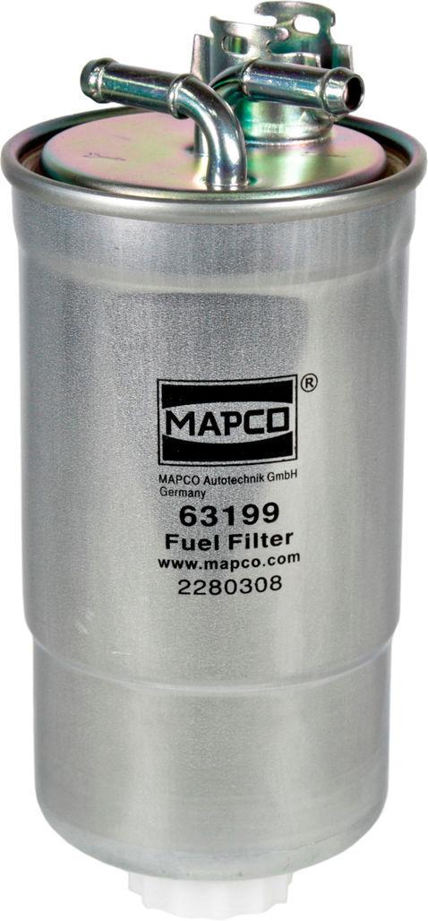 Фильтр топливный MAPCO VW LT 28-46 II с 96-06 г.в. 2.5TDI 2.5SDI 63199