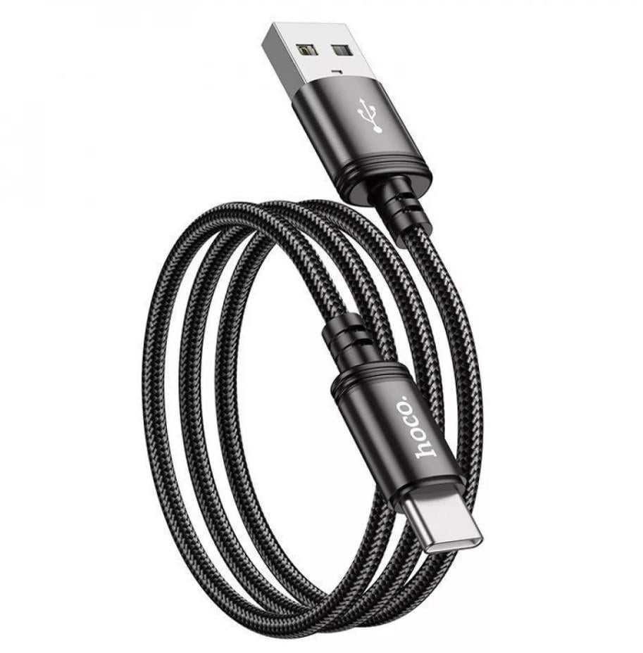 Кабель Hoco X89 Wind 60 W USB to Type-C 1 м Black (559792)