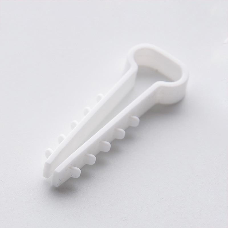 Кріплення ялинка Apro для плоского кабеля 14х6 Білий (23650184)