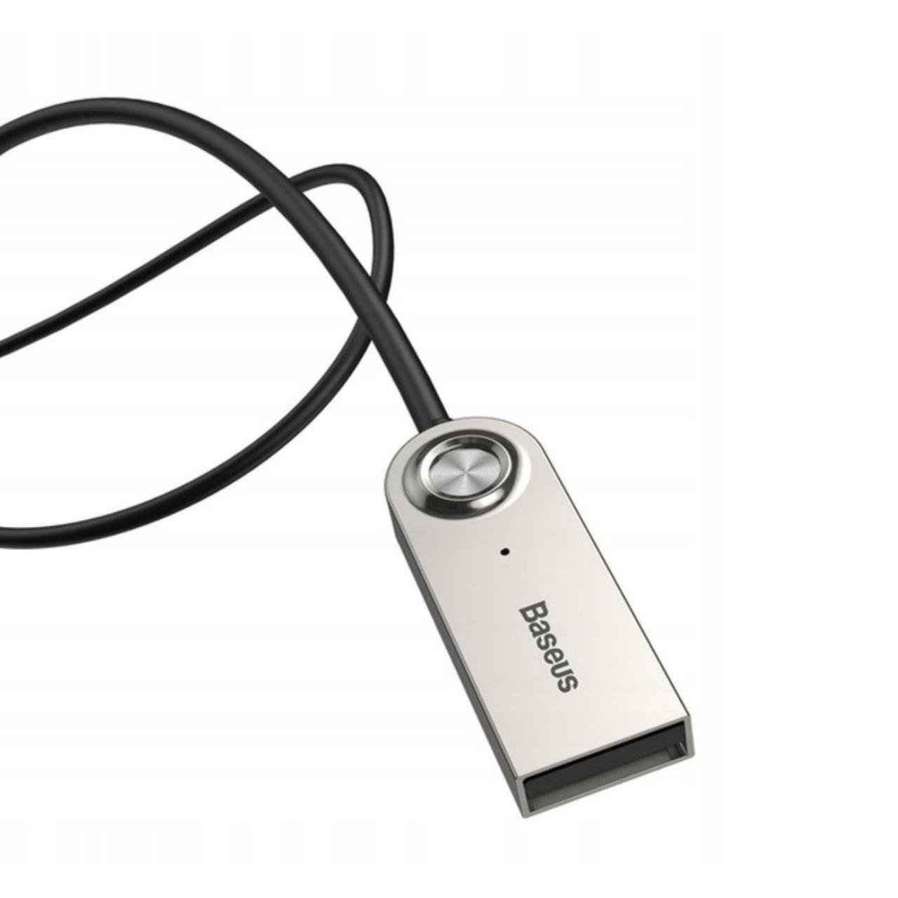 Bluetooth-ресивер AUX для автомобіля Baseus BA01 USB Wireless adapter cable Black (29527461) - фото 4